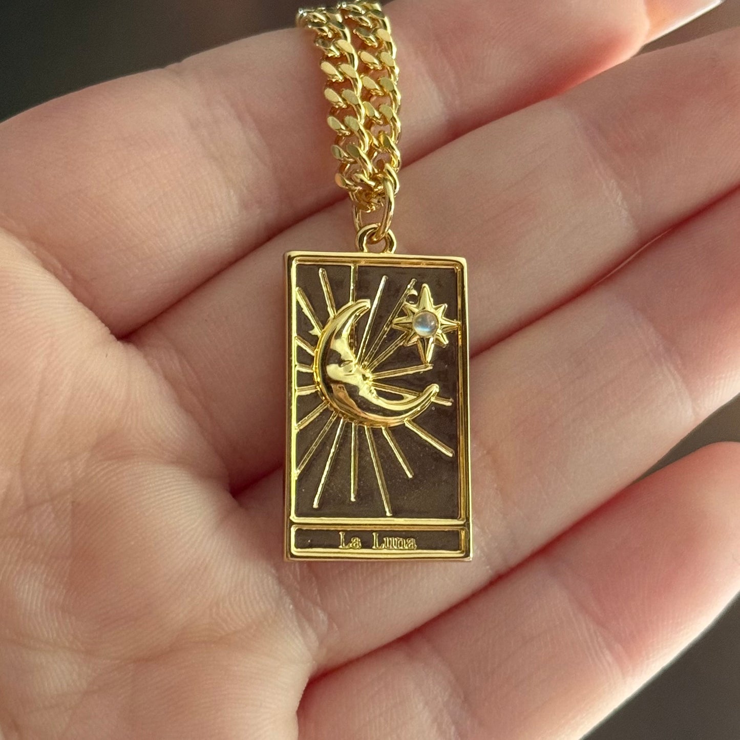 La Luna | Mondstein Kette