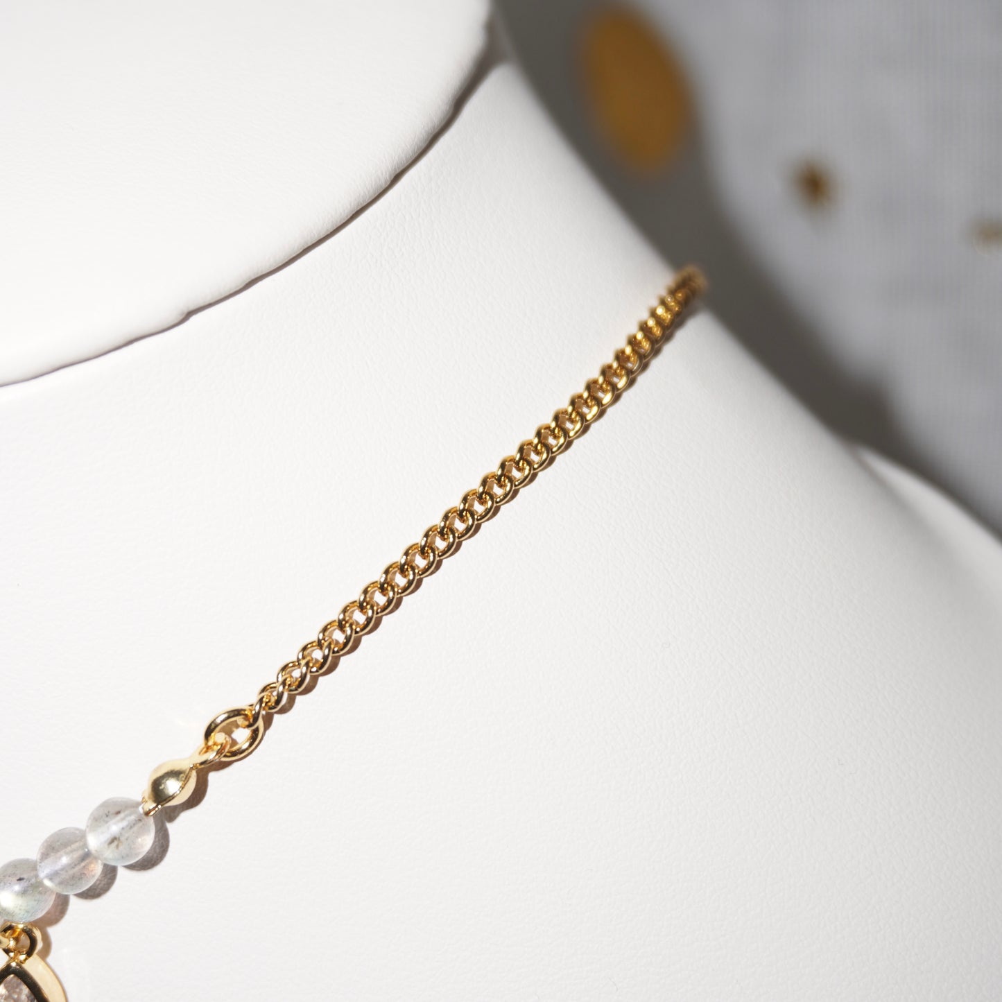 Galaxy | Labradorit & blauer Topas