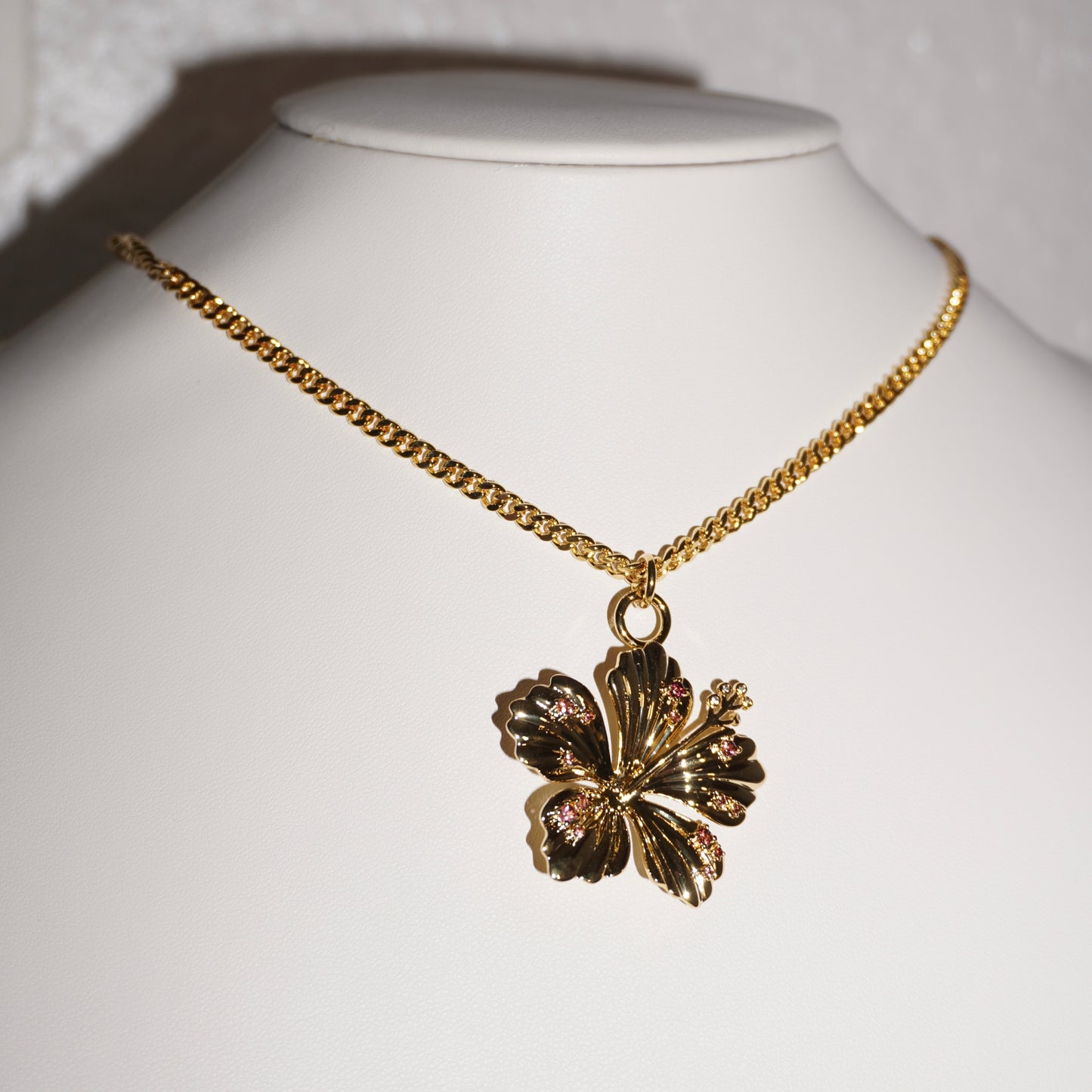 Hibiscus | Granat Kette