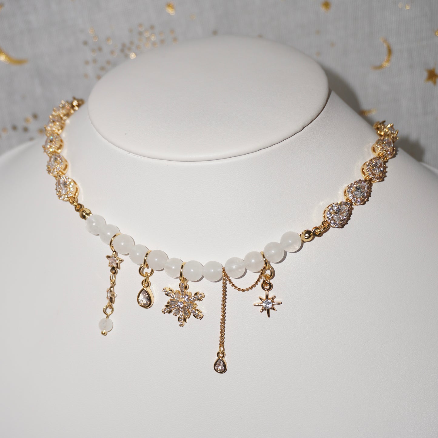 Winter | Weiße Jade & Zirkonia