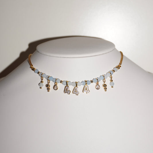 444 | Aquamarin Kette